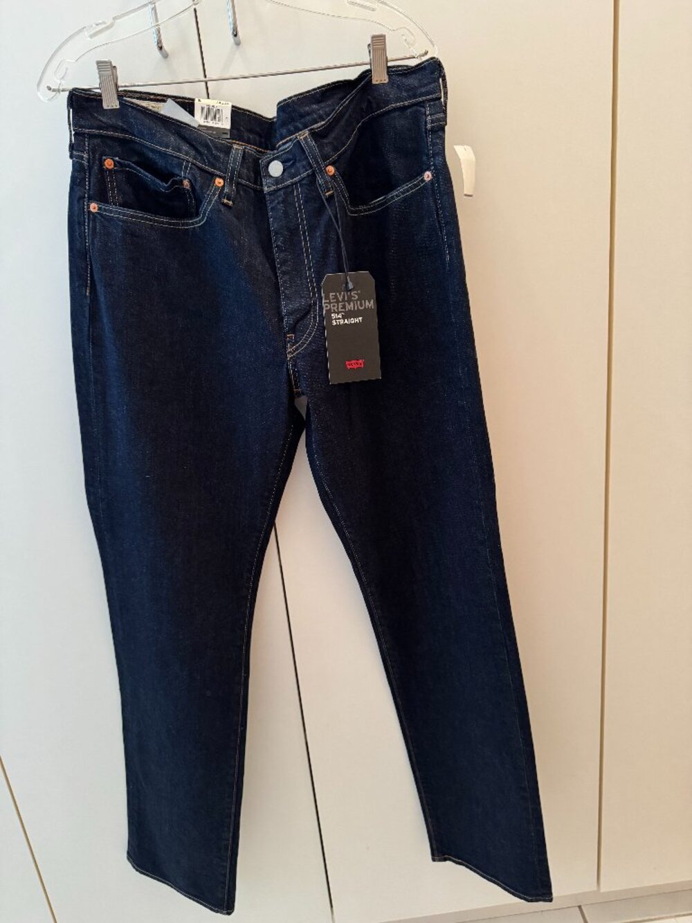 NWT Men's 514  Levis 34x34 straight leg jeans